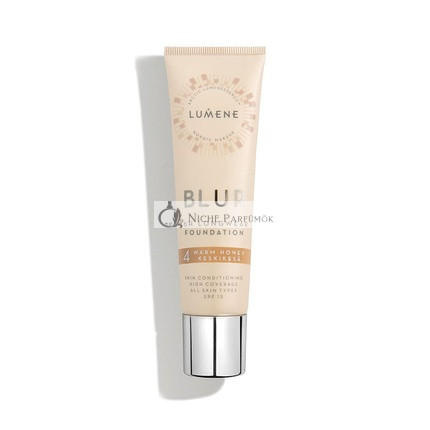 Lumene 16 órás Hosszantartó Blur Alapozó SPF 15 Arctic Cloudberry 30ml 4 Meleg Méz