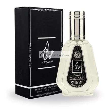 Hayaati EDP 50ML, Ard Al Zaafaran Parfümkollektion - Arabische Düfte für Männer und Frauen