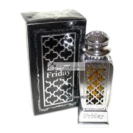 Friday Arabischer Designer Therapeutisches Ätherisches Parfümöl für Männer und Frauen - Alkohol-frei Exquisite Glasflasche