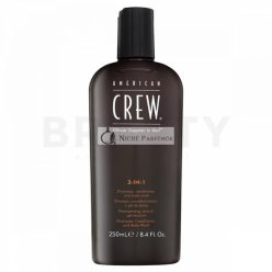   American Crew 3-in-1 sampon, kondicionáló és tusfürdő mindennapi használatra 250 ml