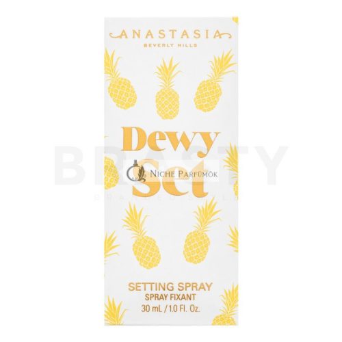 Anastasia Beverly Hills Mini Dewy Set Make-up Fixierspray für eine einheitliche und aufgehellte Gesichtshaut Pineapple 30 ml