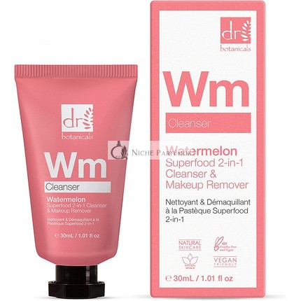 Dr Botanicals Superfood 2-in-1 Wassermelonen-Reinigungsbalsam, 30ml