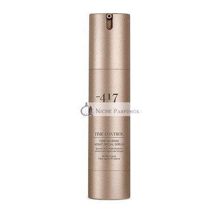 -417 Holt-tengeri Kozmetikumok Időfordító Éjszakai Arcszérum, Multi Akciós Anti-Aging Vegan Szérum, Jojoba Olaj és Shea Vaj, 50ml