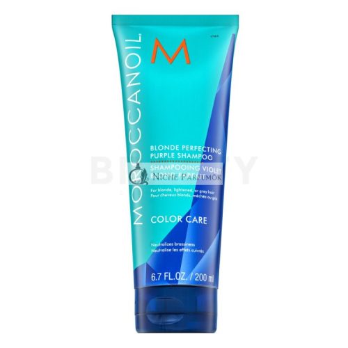 Moroccanoil Color Care Blonde Perfecting Purple Shampoo neutralisierte Shampoo für blondes Haar 200 ml