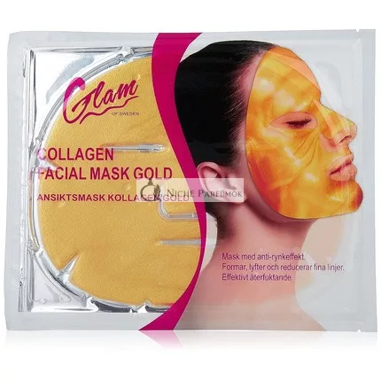Glam of Sweden Kollagen-Gesichtsmaske Gold