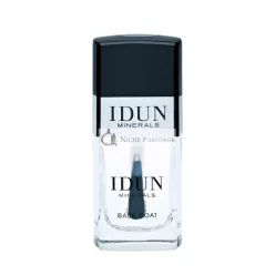   IDUN Minerals Crystal Alapozó Körömlakk, Chip-ellenálló Keratin és Mandulaolaj Formula, Állatkísérlet-mentes, 100% Vegán Körömápolás, Átlátszó Szín, 11 ml