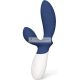 LELO LOKI Wave 2 anál vibrátor férfiak számára prosztata stimulálásához, 12 örömszabályozóval, vízálló dizájn, kék