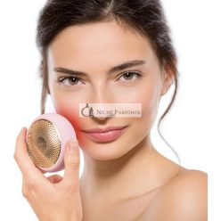   FOREO UFO Vollgesichts-LED-Gesichtsmaske Behandlung Rote Lichttherapie Koreanische Hautpflege Thermotherapie Kryotherapie Gesichtsmassage Feuchtigkeitsspender, Perlenrosa