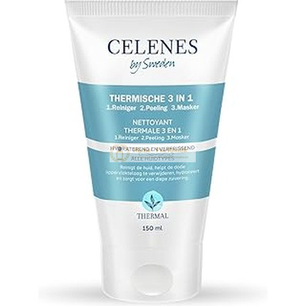 Celenes By Sweden Hőmérséklet Szabályozó 3 Az 1-Ben Lehúzható Maszk - 150ml - Fekete Pötty Eltávolító és Arctisztító