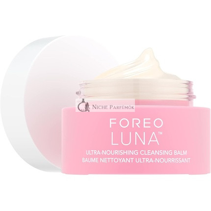 FOREO LUNA Tisztító Balzsam Kíméletes Sminklemosó Vízmentes Arctisztító Szemsminklemosó Vegán Tisztító Olaj Hidratáló Arctisztító Vitamin E Shea Vaj Minden Bőrtípusra, 75ml