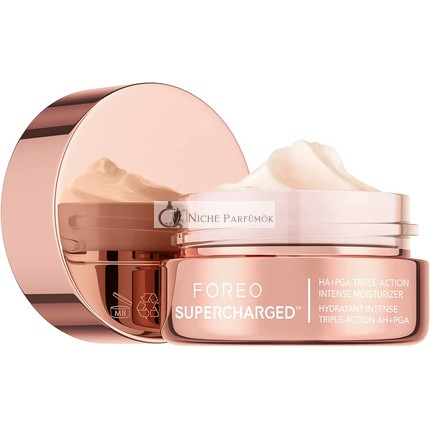 FOREO SUPERCHARGED HA+PGA Háromszoros Hatású Intenzív Arckrém, 15ml