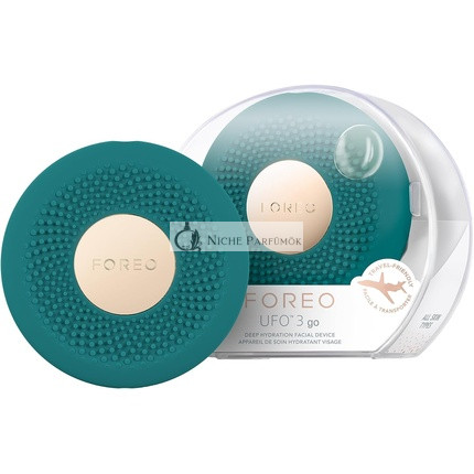 FOREO UFO 3 utazásbarát arcpakolás készülék teljes spektrumú LED és vörös fényterápiával