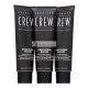 American Crew Precision Blend Natural Gray Coverage Haarfarbe für Männer Medium Natural 4-5 3 x 40 ml
