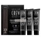American Crew Precision Blend Natural Gray Coverage Haarfarbe für Männer Dark 3 x 40 ml