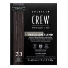 American Crew Precision Blend Natural Gray Coverage hajfesték férfiaknak Dark 3 x 40 ml