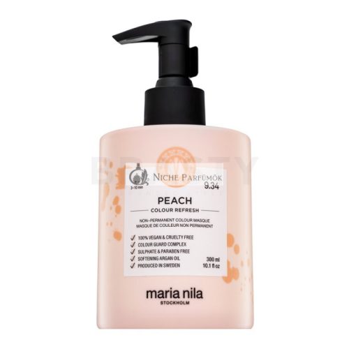 Maria Nila Colour Refresh ernährende Maske mit Farbpigmenten Peach 300 ml