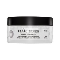   Maria Nila Colour Refresh tápláló maszk színes pigmentek nélkül platinaszőke és ősz hajra Pearl Silver 100 ml
