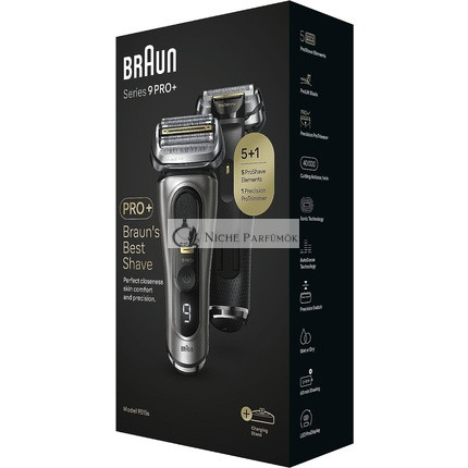 Braun Series 9 Pro+ Elektrischer Rasierer mit Ladestation Nass & Trocken 9515s