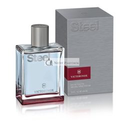   Victorinox Steel férfi parfüm - ibolya levelekkel és fehér fenyővel, 100ml