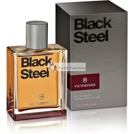 Swiss Army Black Steel Eau de Toilette für Herren 100 ml
