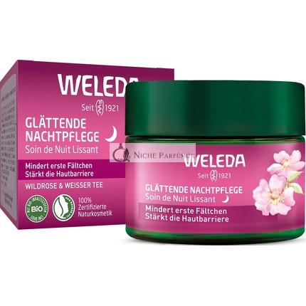 Weleda Bio Simító Éjszakai Krém Vad Rózsa és Fehér Tea, 250g