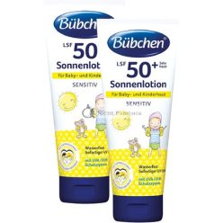   Bübchen Sensitiv Naptej SPF 50+ Vízálló Napvédő Krém Érzékeny Baba Bőrre