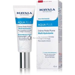  Mavala Aqua Plus Multi-Hidratáló Pehelykönnyű Krém AQ Feather Aqua Plus, 50ml