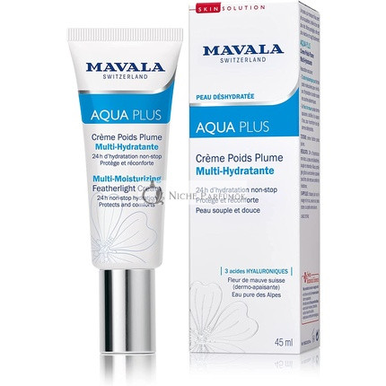 Mavala Aqua Plus Multi-Hidratáló Pehelykönnyű Krém AQ Feather Aqua Plus, 50ml