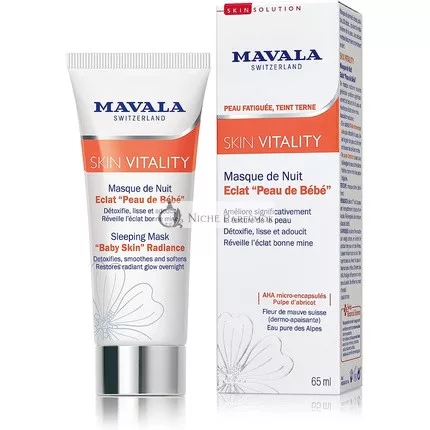 Mavala Skin Vitality Schlafmaske Baby Hautstrahlung, 65ml