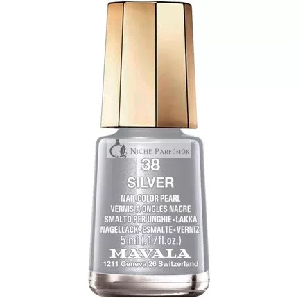 Mavala Mini Körömlakk 38 Ezüst, 5ml