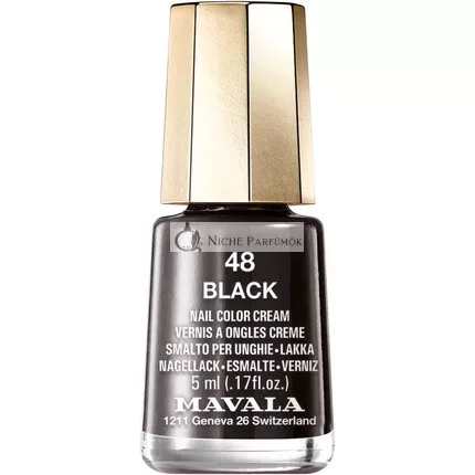 Mavala Körömlakk 48 Fekete, 5ml