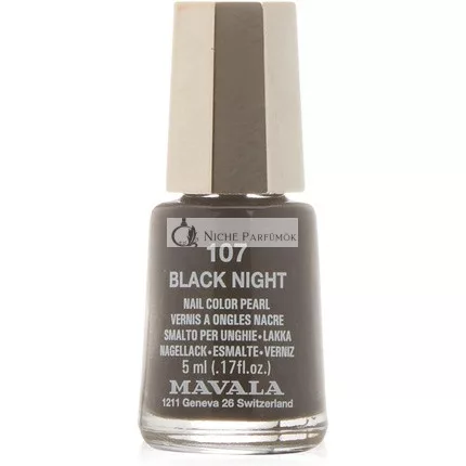 Mavala Körömlakk Hang 107 Fekete Éjszaka
