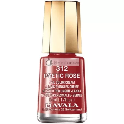 Mavala Mini Szín Körömlakk Poetic Rose Bordeaux 5ml