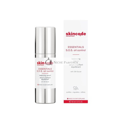Skincode 1701 SOS Olajkontrolláló Balanszírozó Mattító Szérum