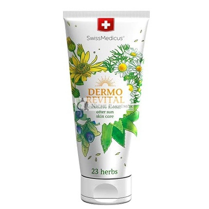 SwissMedicus DermoRevital Herbal Balm a sérült bőr regenerálására, Beta-Glükánnal és 23 gyógynövénnyel, 200 ml