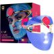 FAQ 201 RGB LED Gesichtsmaske Anti-Aging und Faltenbehandlung mit roter Lichttherapie 600 Lichtpunkten