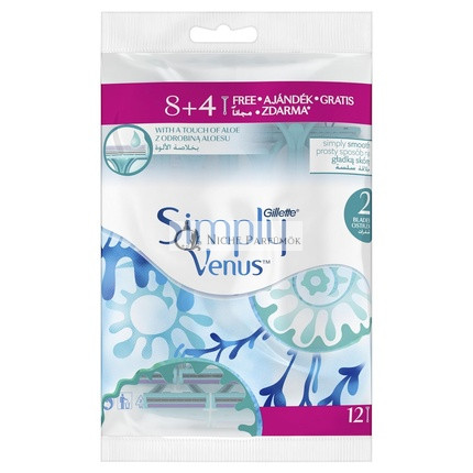 Gillette Simply Venus 2 Einwegrasierer 12er Pack