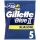 Gillette Blue II Herren Einwegrasierer - Slalom 5 Stück