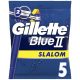 Gillette Blue II Herren Einwegrasierer - Slalom 5 Stück