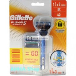 Gillette Fusion 5 Starterrasierer mit 3 Klingen