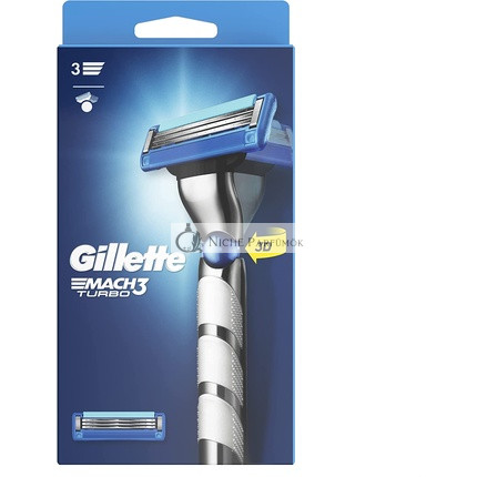 Gillette Mach3 Turbo 2 Rasursystem, mehrfarbig