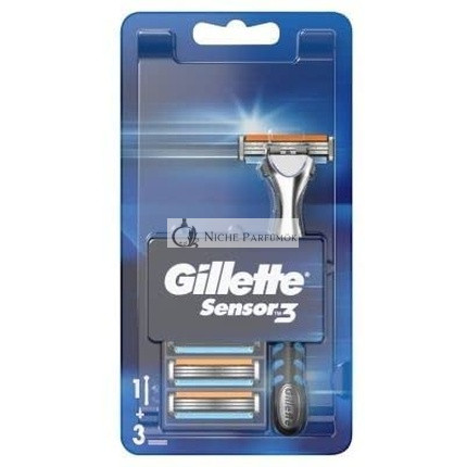 Gillette Sensor3 Rasierer mit 3 Klingen