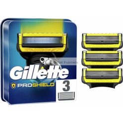  Gillette ProShield Férfi Borotvapenge 5 Antifrikciós Penge, 3 Utántöltő