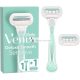 Gillette Venus Smooth Sensitive Damenrasierer mit 3-Klingen-Rasierer und 2 Klingen