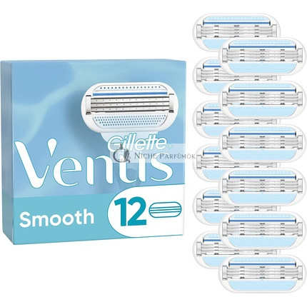 Gillette Venus Smooth Rasierklingen Nachfüllpackung, 12 Stück
