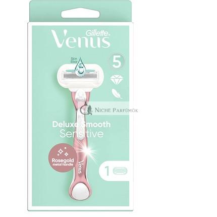 Venus Deluxe Smooth Sensitive Rózsaarany Borotva