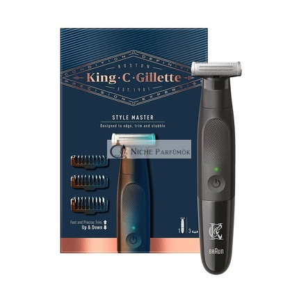 King C Gillette Stílus Mester Borotva Trimmer Elektromos Borotva, 1 db 4D Penge
