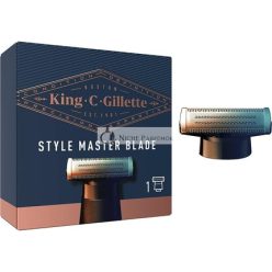   King C. Gillette Stílus Mester Borotvapengék Férfiaknak 4-Irányú Fém Borotvapenge Utántöltő