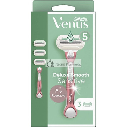 Gillette Venus Deluxe Smooth Sensitive Damenrasierer 3 Stück - Packung mit 3