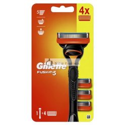   Gillette Fusion5 Férfi Borotva 4 Cserélhető Pengével - Fekete
